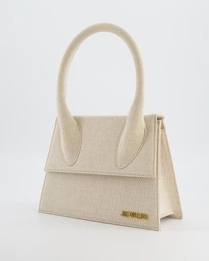 Jacquemus Beige "Le Chiquito" Large Canvas Bag