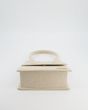 Jacquemus Beige "Le Chiquito" Large Canvas Bag