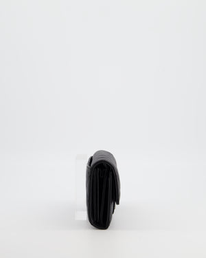 Chanel Black Wallet in Caviar Leather with Ruthenium Hardware