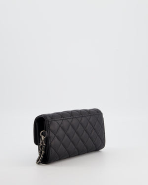 Chanel Black Wallet in Caviar Leather with Ruthenium Hardware