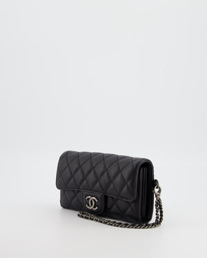 Chanel Black Wallet in Caviar Leather with Ruthenium Hardware