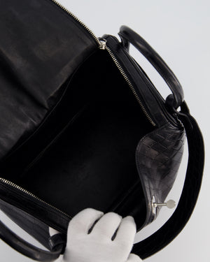 Hermès Lindy 30 Bag in Black Crocodile Leather with Palladium Hardware