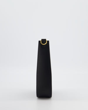 Hermès Black Mini Evelyne Sellier Bag in Epsom Leather with Gold Hardware