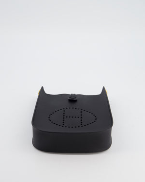Hermès Black Mini Evelyne Sellier Bag in Epsom Leather with Gold Hardware