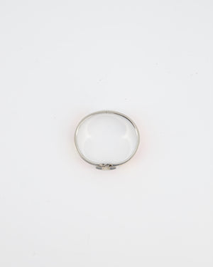 Hermès Clic Clac H Bracelet in Rainbow Orange Enamel with Palladium Hardware