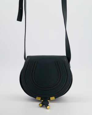Chloé Forest Green Marcie Cross Body Bag with Gold Hardware