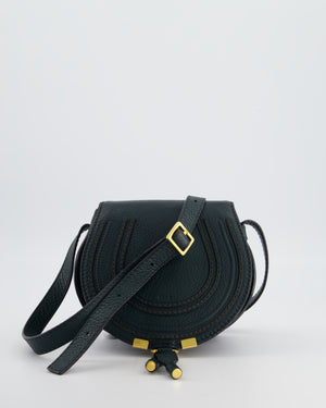 Chloé Forest Green Marcie Cross Body Bag with Gold Hardware