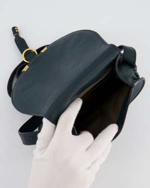 Chloé Forest Green Marcie Cross Body Bag with Gold Hardware