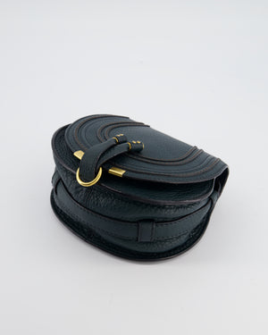 Chloé Forest Green Marcie Cross Body Bag with Gold Hardware