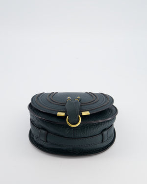 Chloé Forest Green Marcie Cross Body Bag with Gold Hardware