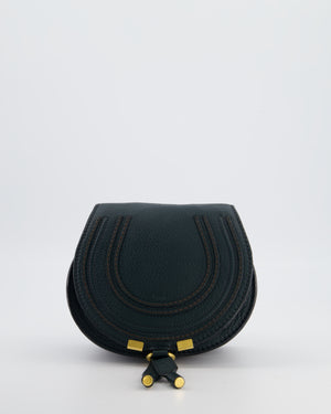 Chloé Forest Green Marcie Cross Body Bag with Gold Hardware