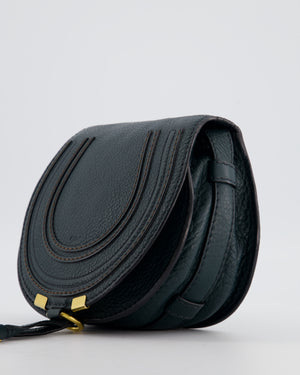 Chloé Forest Green Marcie Cross Body Bag with Gold Hardware