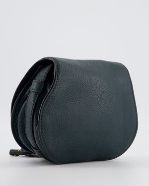 Chloé Forest Green Marcie Cross Body Bag with Gold Hardware