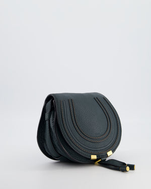 Chloé Forest Green Marcie Cross Body Bag with Gold Hardware