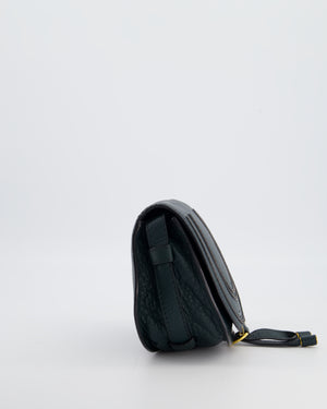 Chloé Forest Green Marcie Cross Body Bag with Gold Hardware