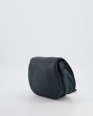 Chloé Forest Green Marcie Cross Body Bag with Gold Hardware