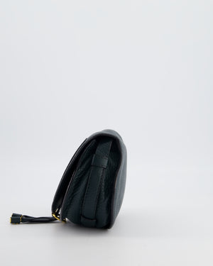 Chloé Forest Green Marcie Cross Body Bag with Gold Hardware