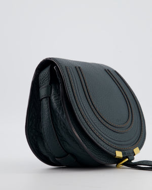 Chloé Forest Green Marcie Cross Body Bag with Gold Hardware