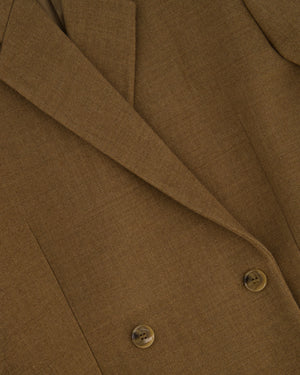 Toteme Brown Oversized Double-Breasted Blazer Size FR 36 (UK 8)