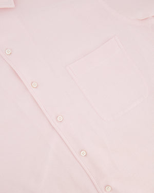Loro Piana Pink Button Down Shirt with Front Pocket Detail Size M (UK 10)