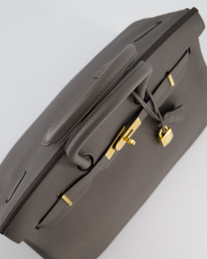 *BEAUTIFUL* Hermès Birkin 35cm Bag in Gris Etain Togo Leather with Gold Hardware