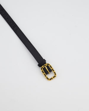 Chanel 95A Collectors Weaved Chain Buckle Belt with Logo Detail Size 70cm