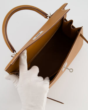 Hermès Kelly 28 Sellier Bag in Gold Epsom Leather with Palladium Hardware