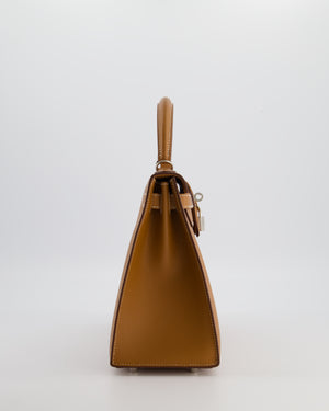 Hermès Kelly 28 Sellier Bag in Gold Epsom Leather with Palladium Hardware