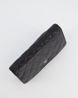 Chanel Black Wallet on Chain Bag in Lambskin Leather with Silver Hardware