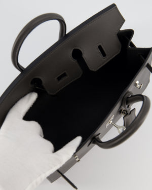 Hermes Birkin 25cm in Graphite Madame Leather with Gold Hardware