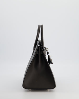 Hermes Birkin 25cm in Graphite Madame Leather with Gold Hardware