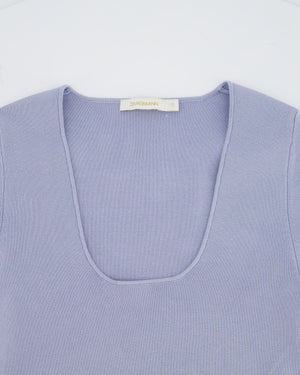 Zimmermann Natura Metallic Jersey Crop Top Size 1 (UK 10)