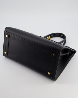 *VERY RARE* Hermès Birkin 30 Sellier Bag in Noir Madame Leather with Gold Hardware