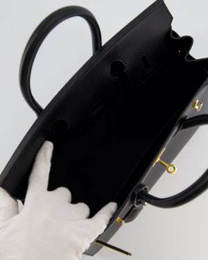 *VERY RARE* Hermès Birkin 30 Sellier Bag in Noir Madame Leather with Gold Hardware