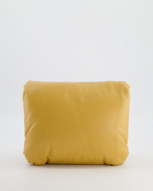 Loewe Yellow Goya Puffer Bag in Lamb Nappa Leather with Gold Hardware
