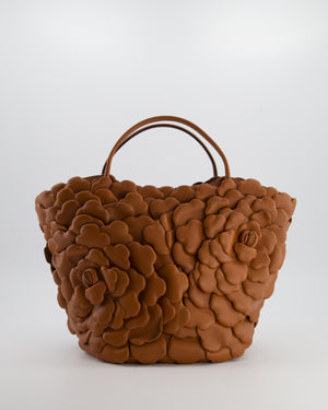 Valentino Garavani Brown 03 Rose Edition Atelier Bucket Bag in Calf Leather with Gold Hardware