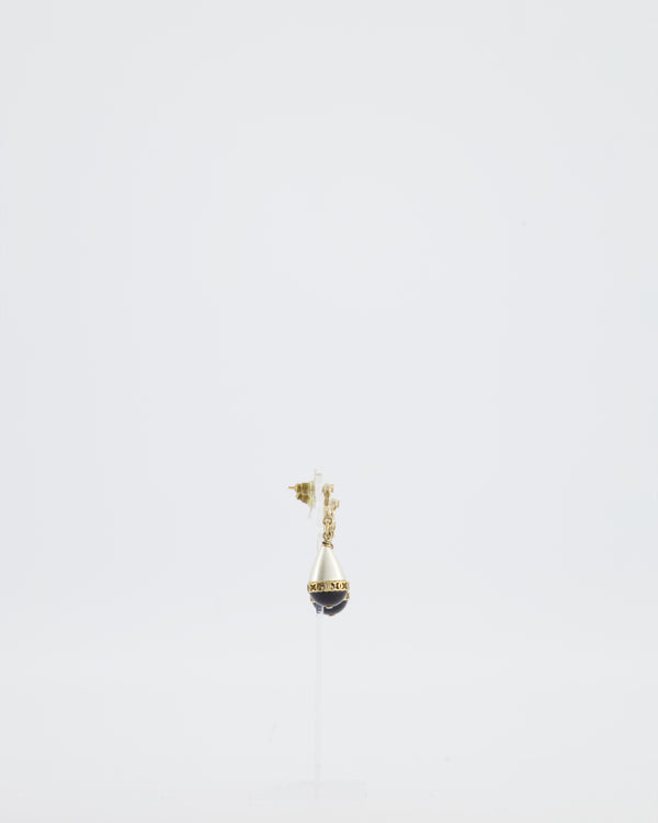 *LIMITED EDITION* Chanel 2021 Fantasy CC Drop Earrings with Pearl Detail