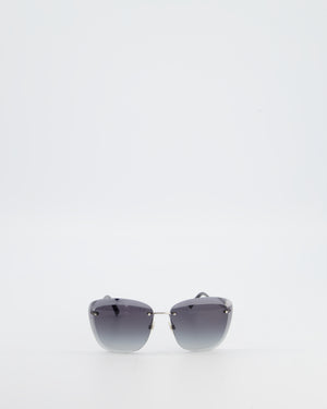 Chanel Black 4221 Rimless Butterfly Sunglasses