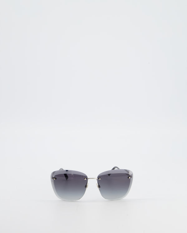 Chanel Black 4221 Rimless Butterfly Sunglasses