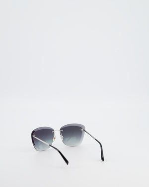 Chanel Black 4221 Rimless Butterfly Sunglasses