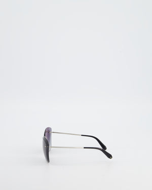 Chanel Black 4221 Rimless Butterfly Sunglasses
