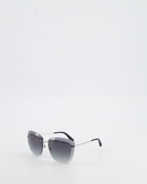 Chanel Black 4221 Rimless Butterfly Sunglasses