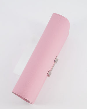 Hermès Constance To Go Bag in Mauve Sylvestre Epsom Leather with Palladium Hardware