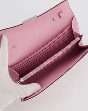 Hermès Constance To Go Bag in Mauve Sylvestre Epsom Leather with Palladium Hardware
