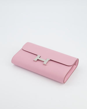 Hermès Constance To Go Bag in Mauve Sylvestre Epsom Leather with Palladium Hardware