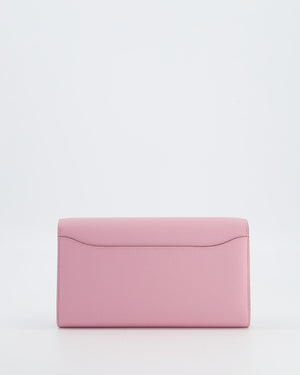 Hermès Constance To Go Bag in Mauve Sylvestre Epsom Leather with Palladium Hardware