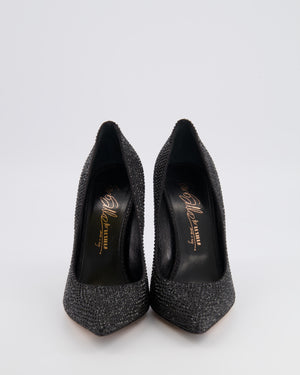 Le Silla Black Crystal Embellished Pumps Size EU 38 RRP £1,080