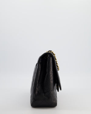 *FIRE PRICE* Chanel Black Jumbo Classic Single Flap Bag in Caviar Leather with Gold Hardware