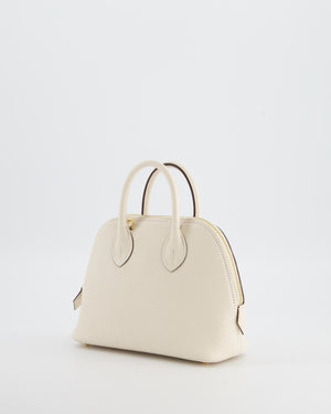 *HOT* Hermès Mini Bolide in Nata Chevre Mysore Leather with Gold Hardware