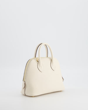 *HOT* Hermès Mini Bolide in Nata Chevre Mysore Leather with Gold Hardware